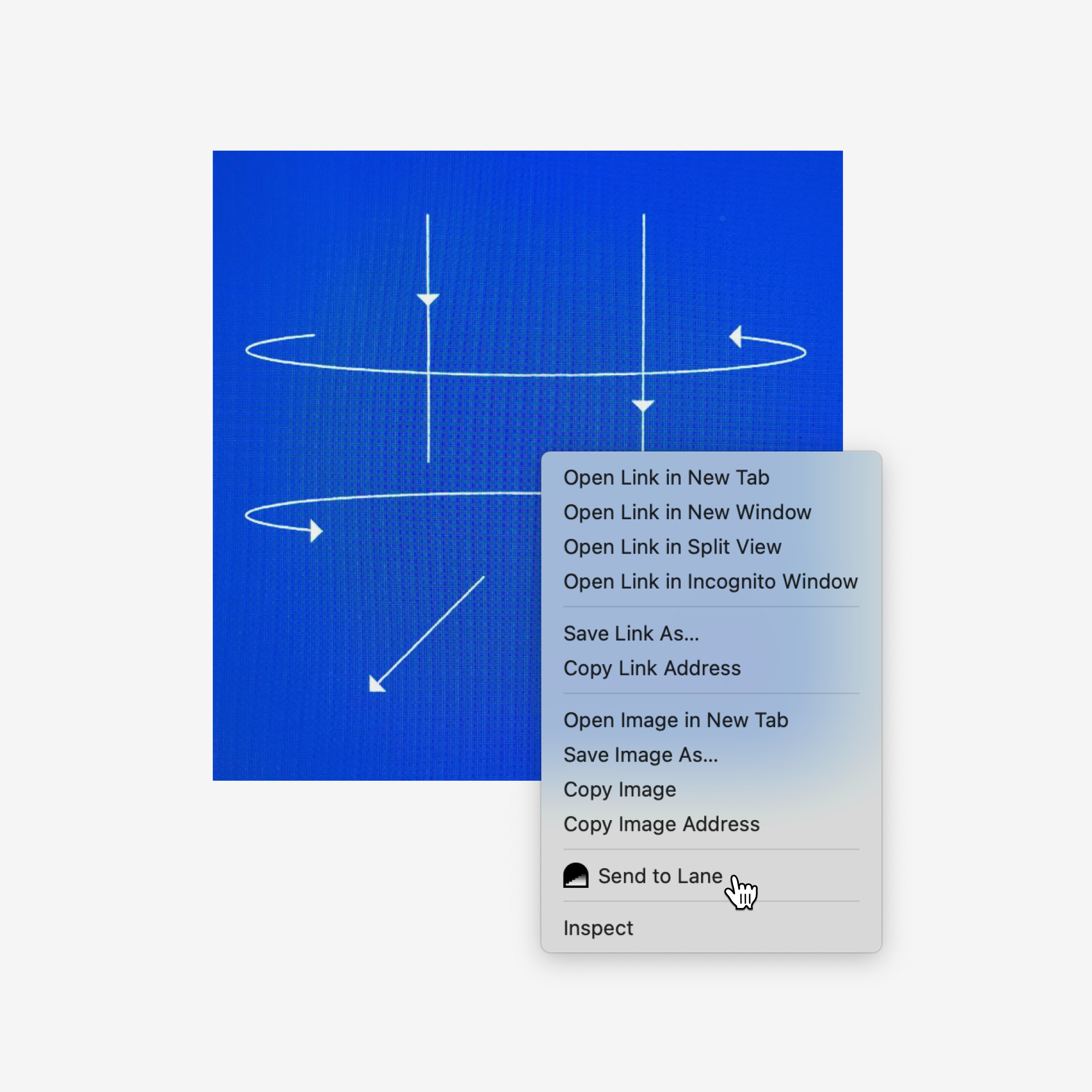 Lane bookmark detail screen.