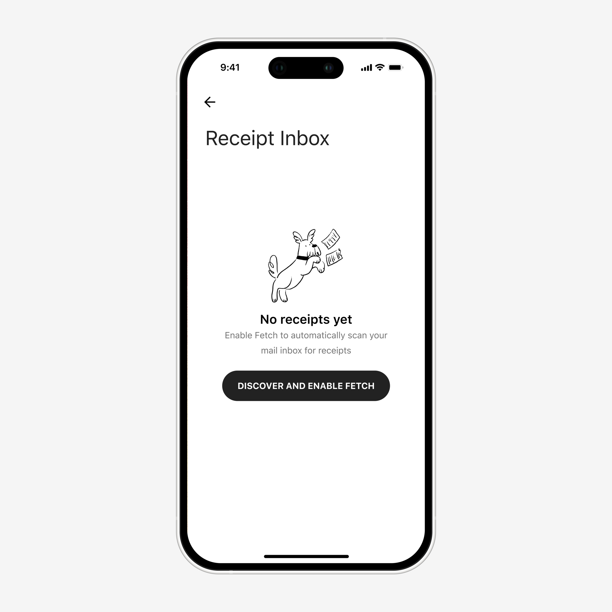 Receipt Inbox confidence model used for future AI-assisted workflows.